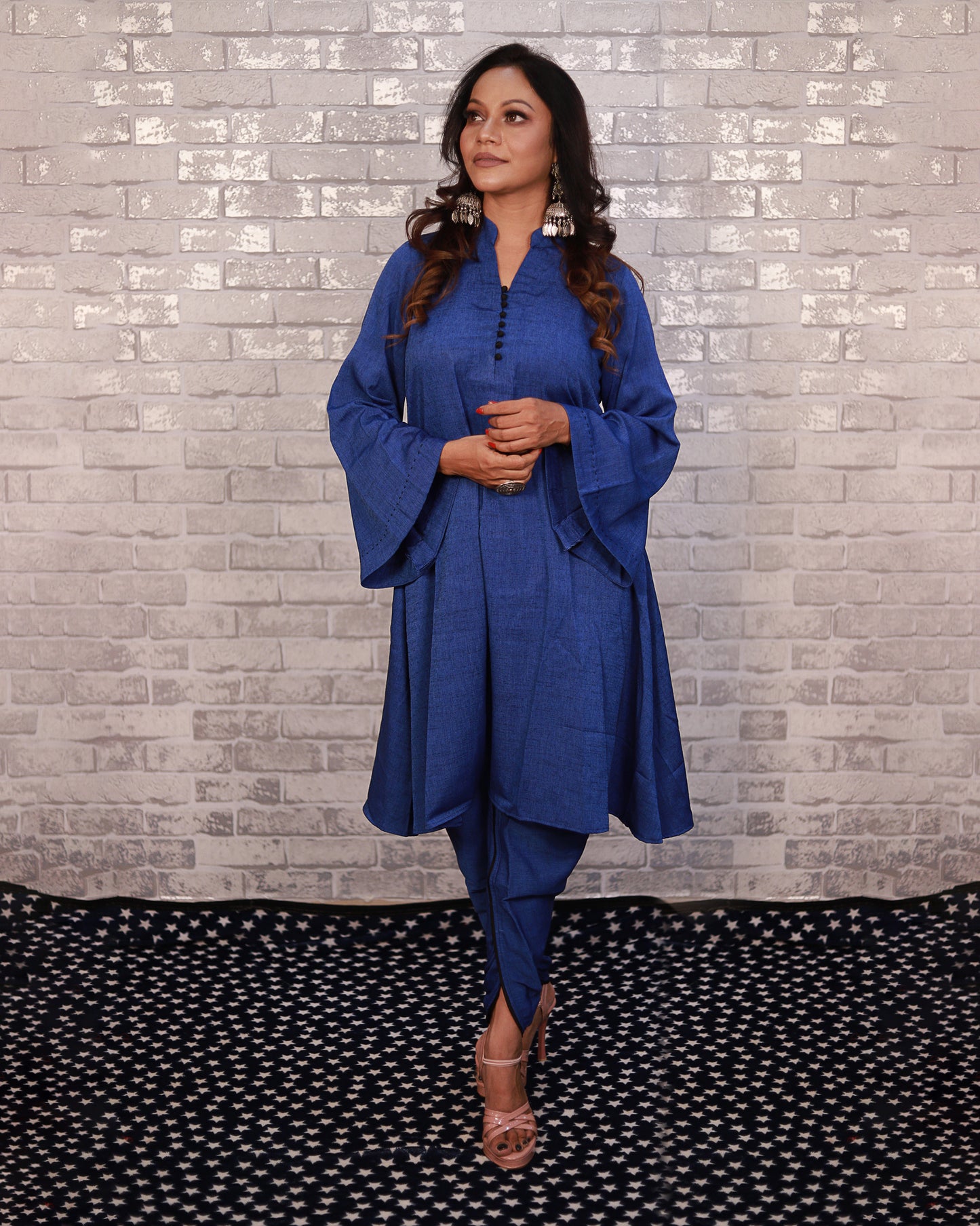 ROYAL BLUE DHOTI KURTA SET