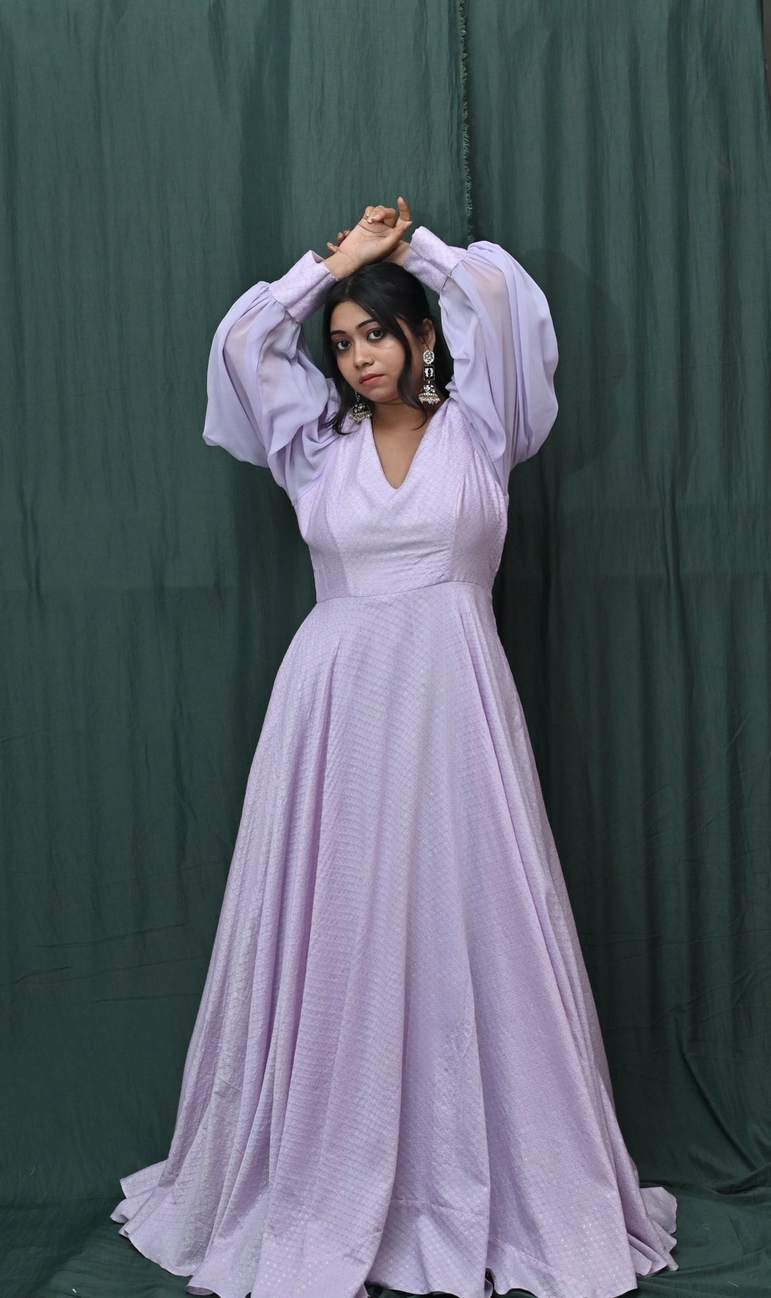 LILAC UMBRELLA DRESS