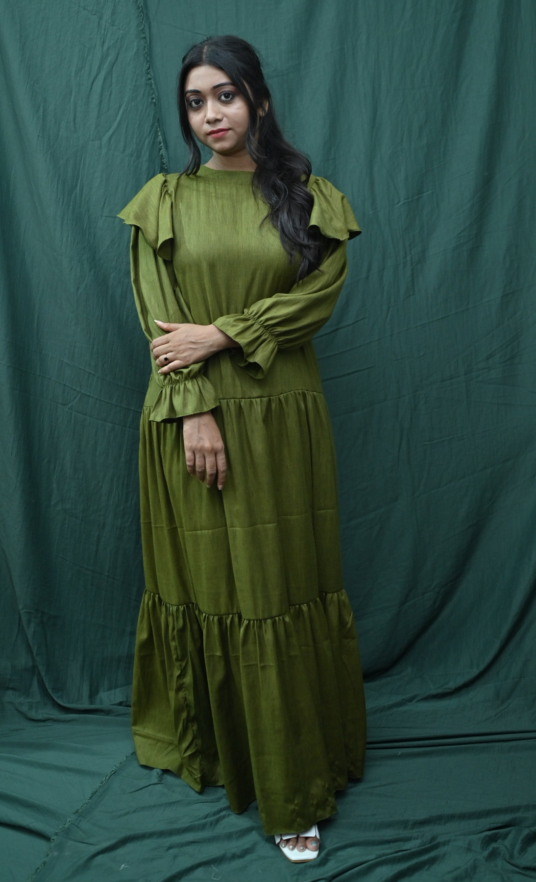 MEHENDI GREEN DRESS